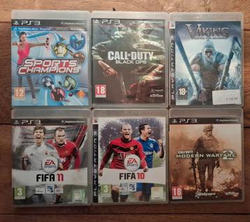 6 PS3 games beschikbaar voor biedingen