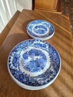 borden (blauw) Castillo (made in Holland), Ophalen, Zo goed als nieuw, Bord(en)