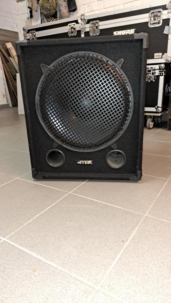 Subwoofer 15 inch MAX15SUB, Audio, Tv en Foto, Luidsprekerboxen, Zo goed als nieuw, Subwoofer, 120 watt of meer, Overige merken