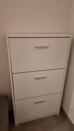 IKEA Witte Schoenenkast met 3 Vakken - Compact & Modern, Ophalen, Zo goed als nieuw
