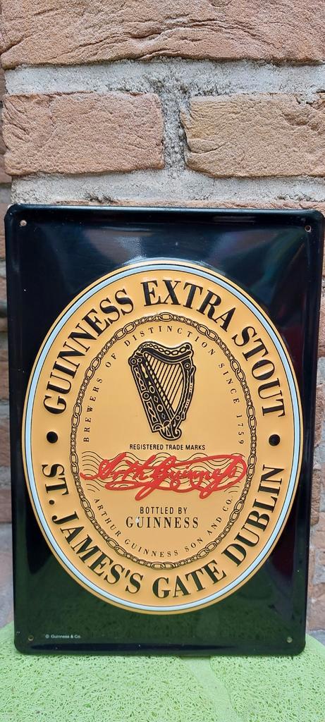 Reclamebord Guinness extra stout, Verzamelen, Merken en Reclamevoorwerpen, Nieuw, Reclamebord, Ophalen of Verzenden