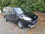 Peugeot partner 1.6 gemengd 5 zitplaatsen zwart metaal, Auto's, Peugeot, Euro 5, Zwart, 4 cilinders, 1600 cc