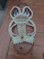 Retro decoratieve in macramé kikker, Antiek en Kunst, Ophalen of Verzenden