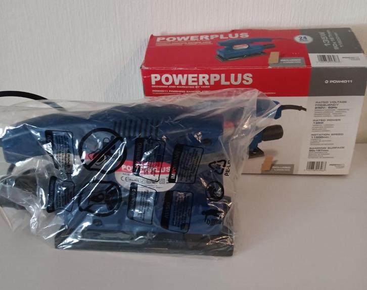 Vlakschuurmachine powerplus (nieuw !!!!!), Doe-het-zelf en Bouw, Gereedschap | Schuurmachines, Nieuw, Vlakschuurmachine, Ophalen of Verzenden