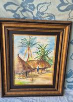 Schilderij Afrikaans dorpje, Ophalen