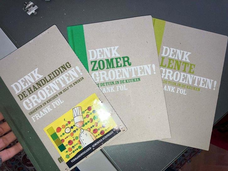 Denk Groenten - Frank FOL - set van 3 NIEUW !, Livres, Maison & Jardinage, Neuf, Enlèvement ou Envoi