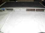 HP Procurve Switch 2524 J4813A 24-poorten+brackets 19Inch, Computers en Software, Ophalen of Verzenden, Zo goed als nieuw