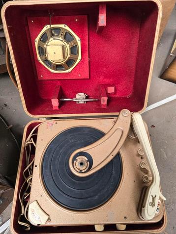 Vintage platenspeler Campio pick up grammofoon in koffer