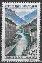 France 1965 - Yvert 1438 - Les Gorges du Tarn (ST), Timbres & Monnaies, Timbres | Europe | France, Envoi, Affranchi