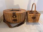 Luxe picknickmand+flessen houder -Les Jardins de la comtesse, Hobby en Vrije tijd, Picknickmanden, Ophalen of Verzenden, Zo goed als nieuw
