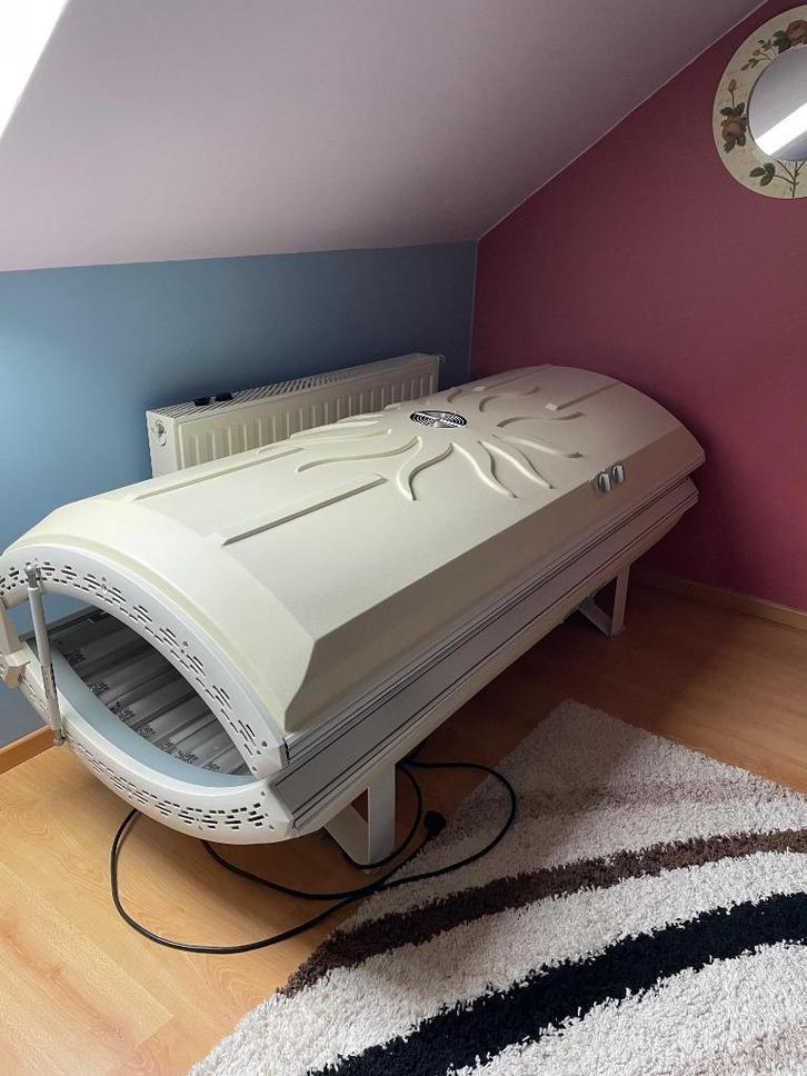 Solarium Alisun E20 Plus – comme neuf + néons de rechange, Elektronische apparatuur, Zonnebanken en Gezichtsbruiners, Zo goed als nieuw