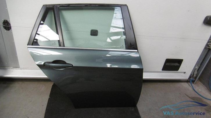 Portier BMW 3-serie   E91  rechtsachter Tasmangroen, Auto-onderdelen, Carrosserie, Deur, BMW, Gebruikt, Ophalen of Verzenden