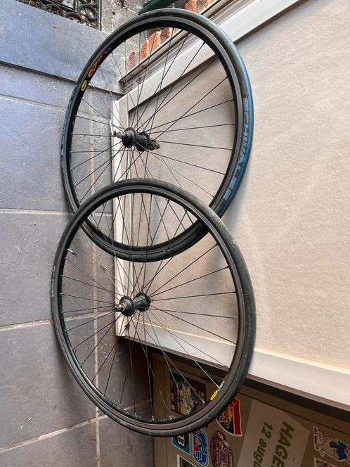 28 inch racefiets wielen mavic coda expert cannondale, Fietsen en Brommers, Fietsonderdelen, Gebruikt, Racefiets, Wiel, Ophalen