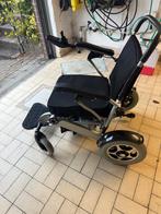 Chaise roulante électrique et pliable - état neuf, Enlèvement, Pliant, Comme neuf, Fauteuil roulant électrique