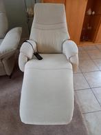 Relaxfauteuil met elektrische bediening, Huis en Inrichting, Ophalen of Verzenden, Zo goed als nieuw, Stof, Landelijk/modern