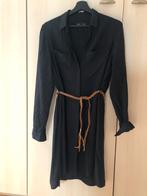 Donkerblauw knoopkleed, halflang, maat small, Enlèvement ou Envoi, Comme neuf