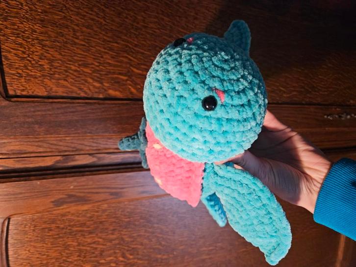 Strawberry Turtle handgemaakt, Hobby en Vrije tijd, Breien en Haken, Nieuw, Haken, Verzenden