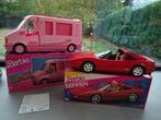 Vintage Barbie Magic Van & Barbie Ferrari - 1980-1990, Kinderen en Baby's, Speelgoed | Poppen, Verzenden, Zo goed als nieuw, Barbie