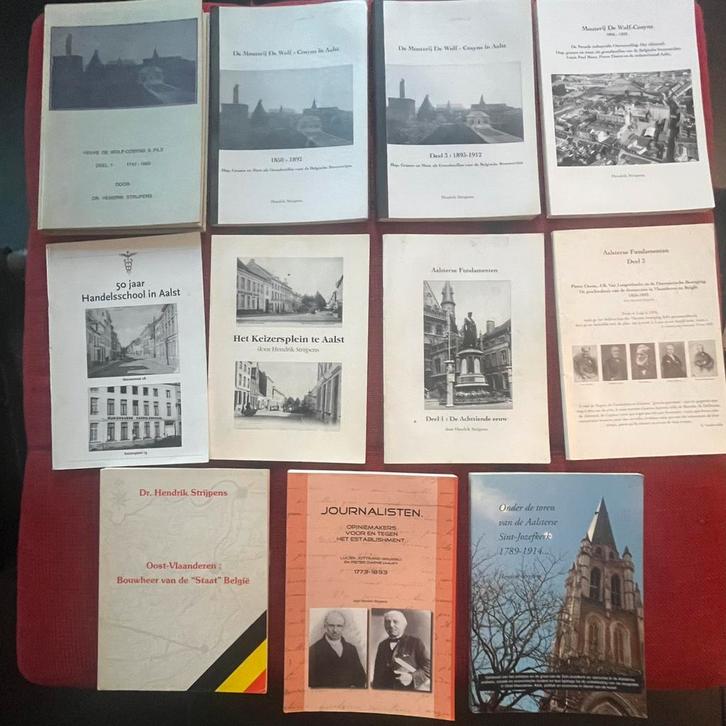 Boeken Aalst Hendrik Strijpens (zie omschrijving), Boeken, Geschiedenis | Stad en Regio, Zo goed als nieuw, Ophalen