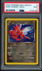 Dark Scizor Holo PSA 9 - 9/105 - Neo Destiny 2002, Foil, Losse kaart, Zo goed als nieuw, Verzenden