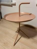 Bijzettafeltje design, Huis en Inrichting, Tafels | Bijzettafels, Ophalen, Minder dan 45 cm, Gebruikt, Metaal of Aluminium