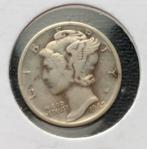 Silver One Dime 1942 États-Unis, Enlèvement ou Envoi, Monnaie en vrac, Argent, Amérique du Nord