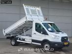 Ford Transit 170pk Kipper Dubbellucht 3.5tTrekhaak Airco Cru, Auto's, Bestelwagens en Lichte vracht, Euro 6, 4 cilinders, Start-stop-systeem