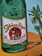 Emaille reclamebord 1954 te koop! Origineel!! Golden Tiger, Verzamelen, Ophalen of Verzenden, Gebruikt, Reclamebord