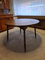 houten, ronde eettafel(keuken)  + 5  stoelen, Huis en Inrichting, Tafels | Eettafels, Ophalen, Gebruikt, 100 tot 150 cm, Klassiek