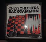 Chess, checkers, backgammon 3 in 1, Hobby en Vrije tijd, Gezelschapsspellen | Bordspellen, Ophalen, Nieuw