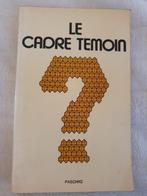 Le cadre témoin, Livres, Nature, Autres sujets/thèmes, Utilisé, Enlèvement ou Envoi