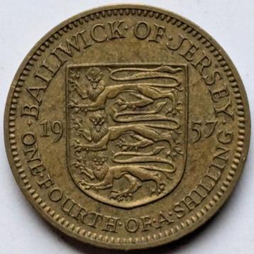 Jersey - 1/4 shilling - 1957 beschikbaar voor biedingen