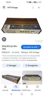 Philips RH 790 versterker, Ophalen