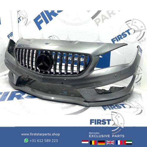 W117 BUMPER C117 CLA45 AMG VOORBUMPER WIT ZWART GRIJS ROOD B, Auto-onderdelen, Carrosserie, Bumper, Mercedes-Benz, Voor, Gebruikt