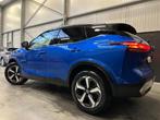 Nissan Qashqai/1.3 Benzine/Cc/pdc/360°/Virtual/Pano/Keyless/, Auto's, Voorwielaandrijving, Stof, 4 cilinders, Blauw