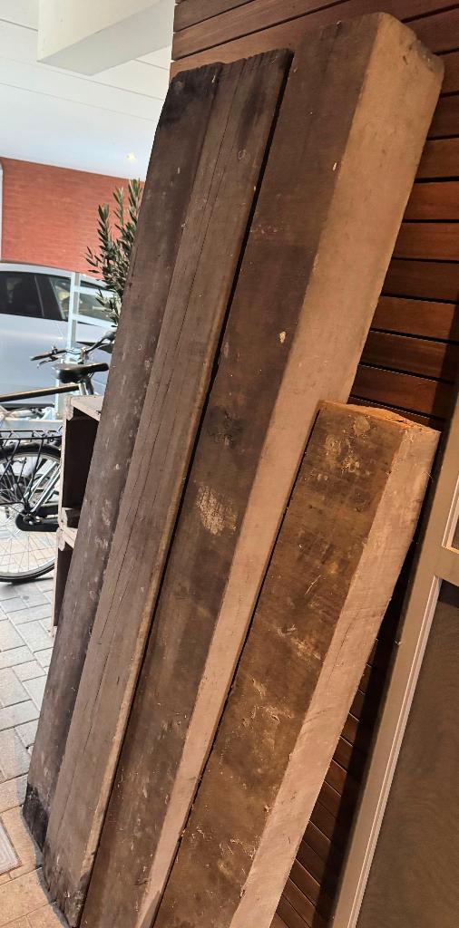 Azobe hardhout, Doe-het-zelf en Bouw, Hout en Planken, Gebruikt, Balk, Overige houtsoorten, 200 tot 250 cm, 50 mm of meer, Ophalen