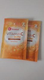 Gezichtsmasker vitamine C, Handtassen en Accessoires, Nieuw, Gehele gezicht, Ophalen of Verzenden, Verzorging