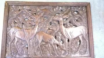 grand tableau en bois sculpté, Enlèvement ou Envoi