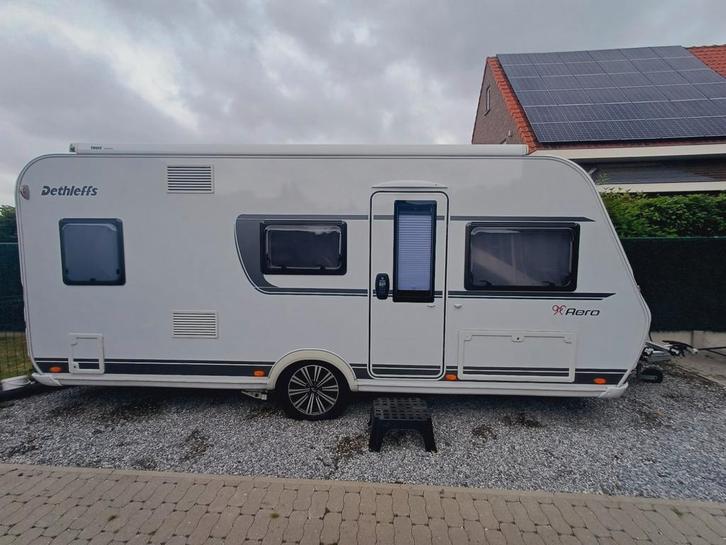 Caravane à vendre, Caravanes & Camping, Caravanes, Particulier, Dethleffs, Lit Queen size, Lits superposés, Auvent, Auvent, Panneau solaire