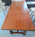 Massief grote houten tafel, Ophalen, Zo goed als nieuw
