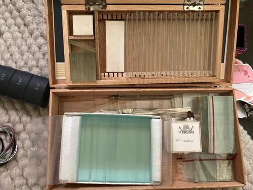 Dekglaasjes en preparaatplaatjes, Hobby en Vrije tijd, Overige Hobby en Vrije tijd, Zo goed als nieuw, Ophalen of Verzenden