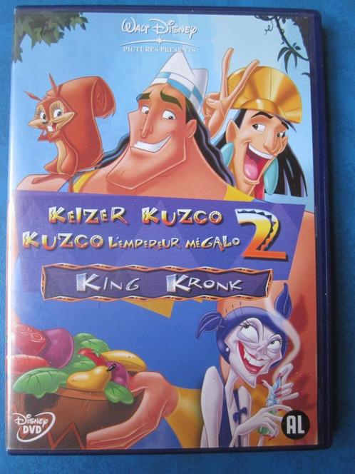 Keizer Kuzco 2 - King Kronk (2005) DISNEY, Cd's en Dvd's, Dvd's | Tekenfilms en Animatie, Zo goed als nieuw, Amerikaans, Tekenfilm