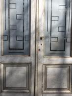 Hoge antieke dubbele ensuite deuren !!!, Ophalen, Gebruikt, Glas