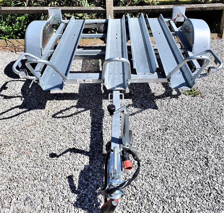 Location remorque moto 3 rails, Motoren, Accessoires | Overige, Gebruikt, Ophalen