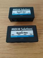 MIDI Solutions Quadra Thru; Four Output MIDI Thru Box, Musique & Instruments, Enlèvement ou Envoi, Comme neuf