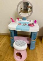 Smoby Kapsalontafel met spiegel, stoel en accessoires, Enlèvement, Comme neuf