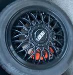 Jante Golf 3 VR6 complet  5x100 BBS sabler & poudrer noir, Auto-onderdelen, Ophalen