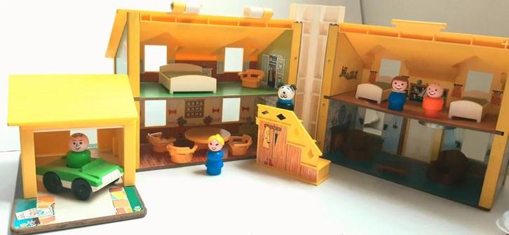 Fisher Price 352 Maison Play Family 1969, Kinderen en Baby's, Speelgoed | Fisher-Price, Gebruikt, Overige typen, Ophalen of Verzenden