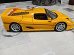 Modelauto ferrari f50 Geel  gesloten dak. Schaal 1/18, Hobby en Vrije tijd, Ophalen, Zo goed als nieuw, Auto, Overige merken