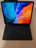 Apple Magic Keyboard 12.9 inch Azerty Zwart, Computers en Software, Toetsenborden, Ophalen, Opvouwbaar, Azerty, Zo goed als nieuw